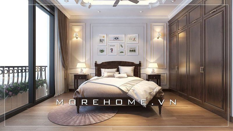 Mẫu giường ngủ cao cấp được làm từ chất liệu gỗ óc chó nhập khẩu sang trọng là xu hướng lựa chọn của nhiều khách hàng