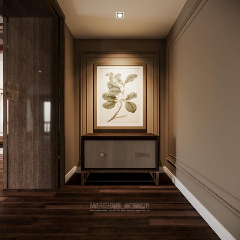Mẫu tranh canvas họa tiết hoa lá tinh tế là sản phẩm trang trí nội thất đầy sang trọng.