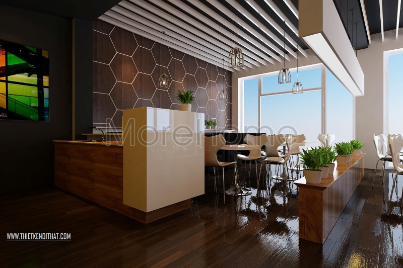 Mẫu thiết kế nội thất nhà hàng đẹp